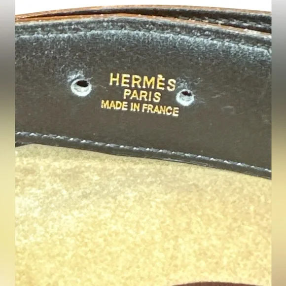 41 Hermes Blue Belt 65cm Full Set - Picture 9 of 11
